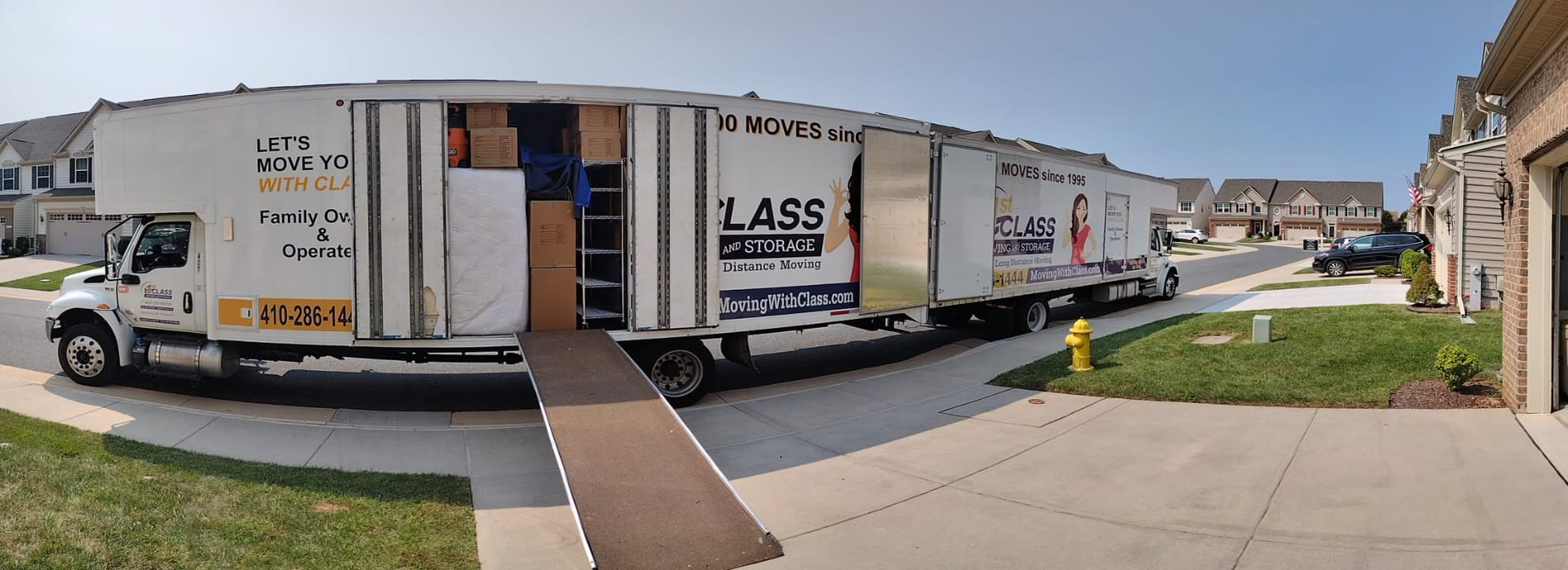 1st Class Moving and Storage logo