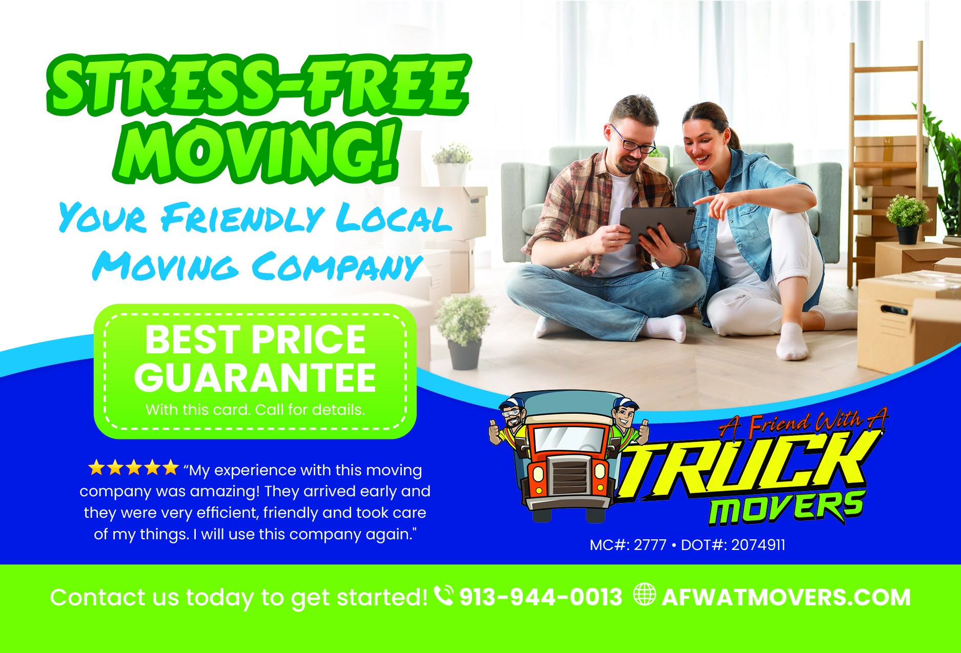 A Friend With A Truck Movers logo