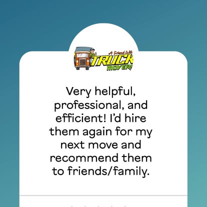 A Friend With A Truck Movers image 3