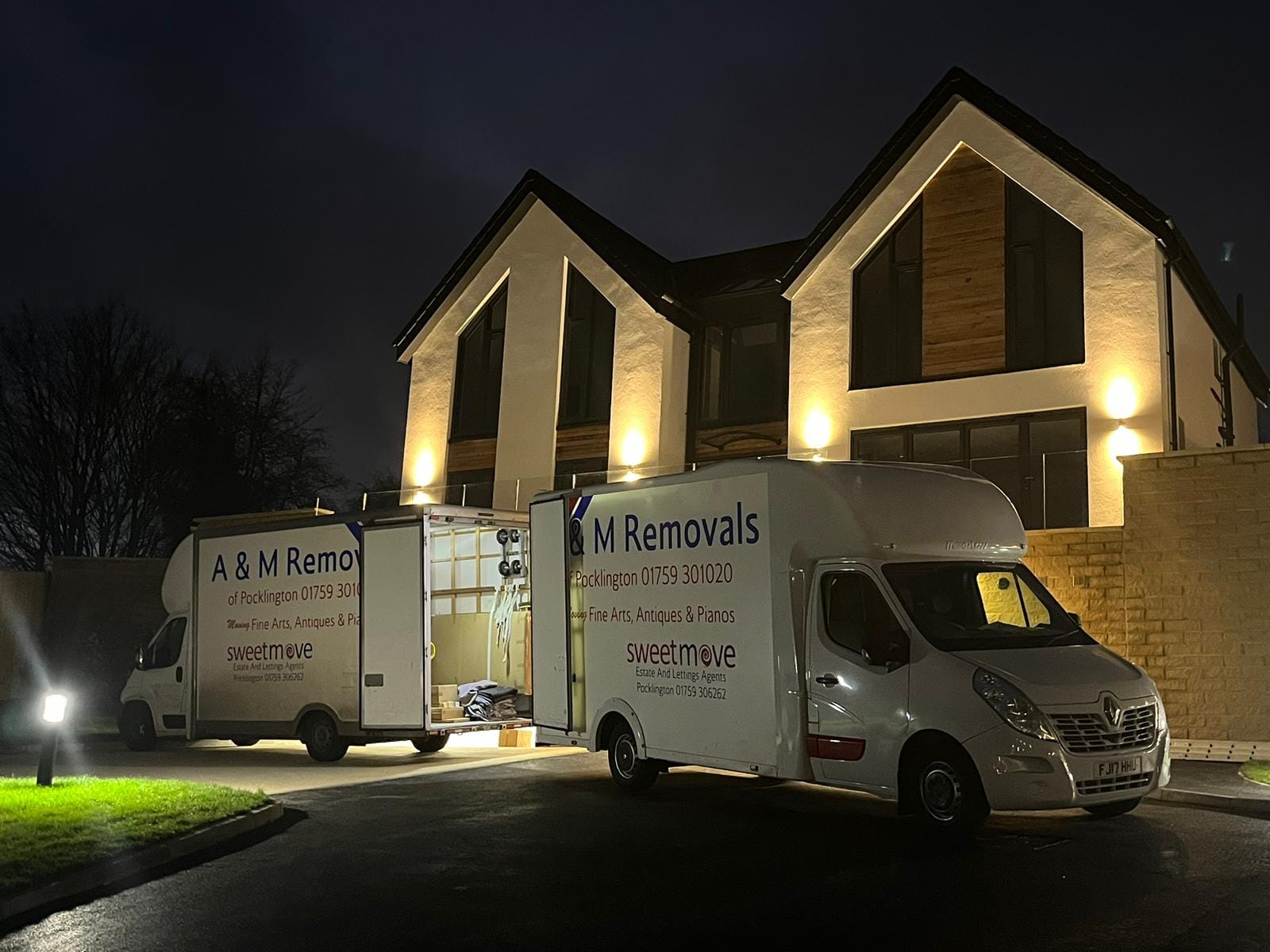 A & M Removals of Pocklington logo