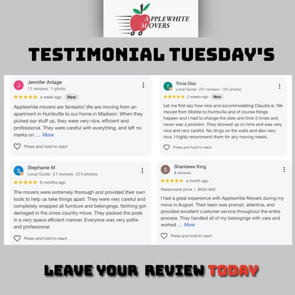 Applewhite Movers LLC image 4