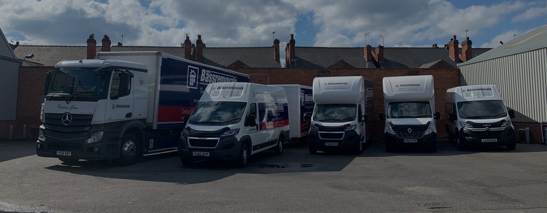 Bass Removals and storage of Derby logo