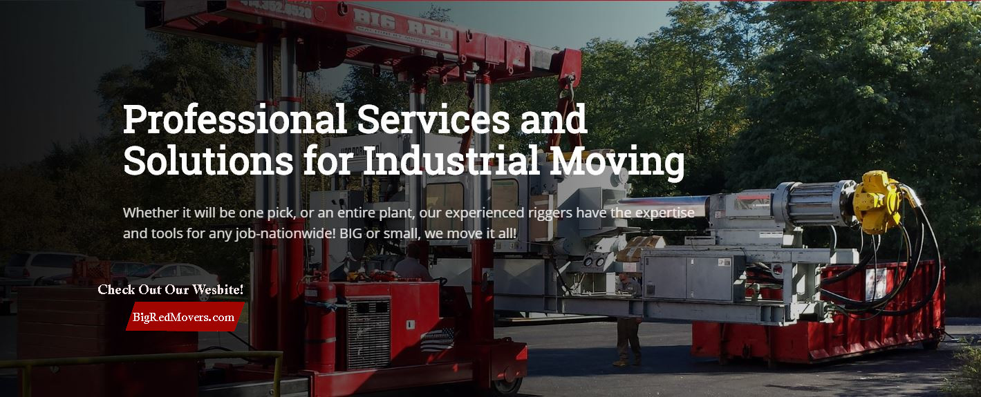 Big Red Machinery Movers, Inc. logo