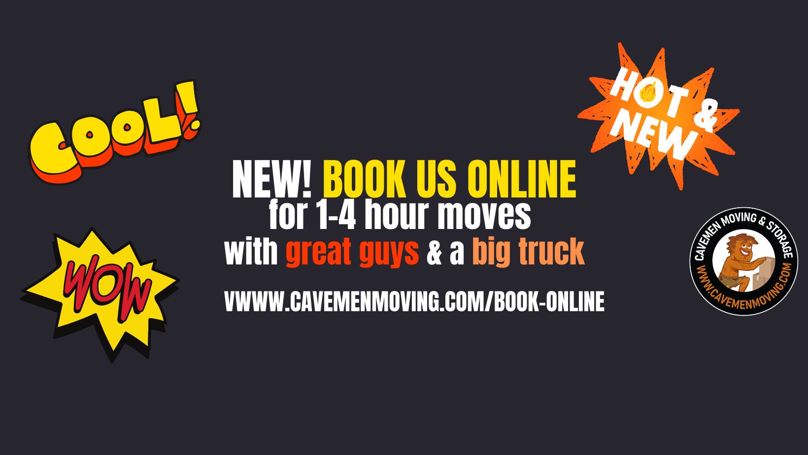 Cavemen Moving & Storage Co. logo