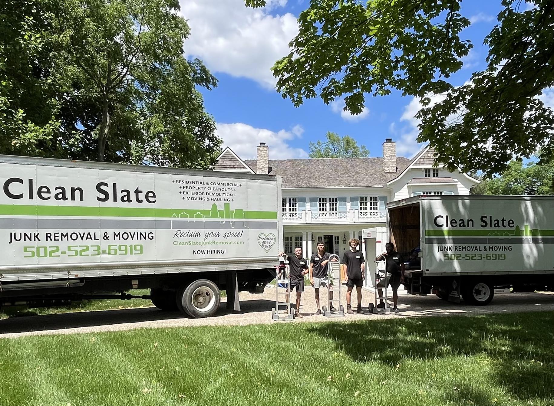 Clean Slate Junk Removal & Moving logo