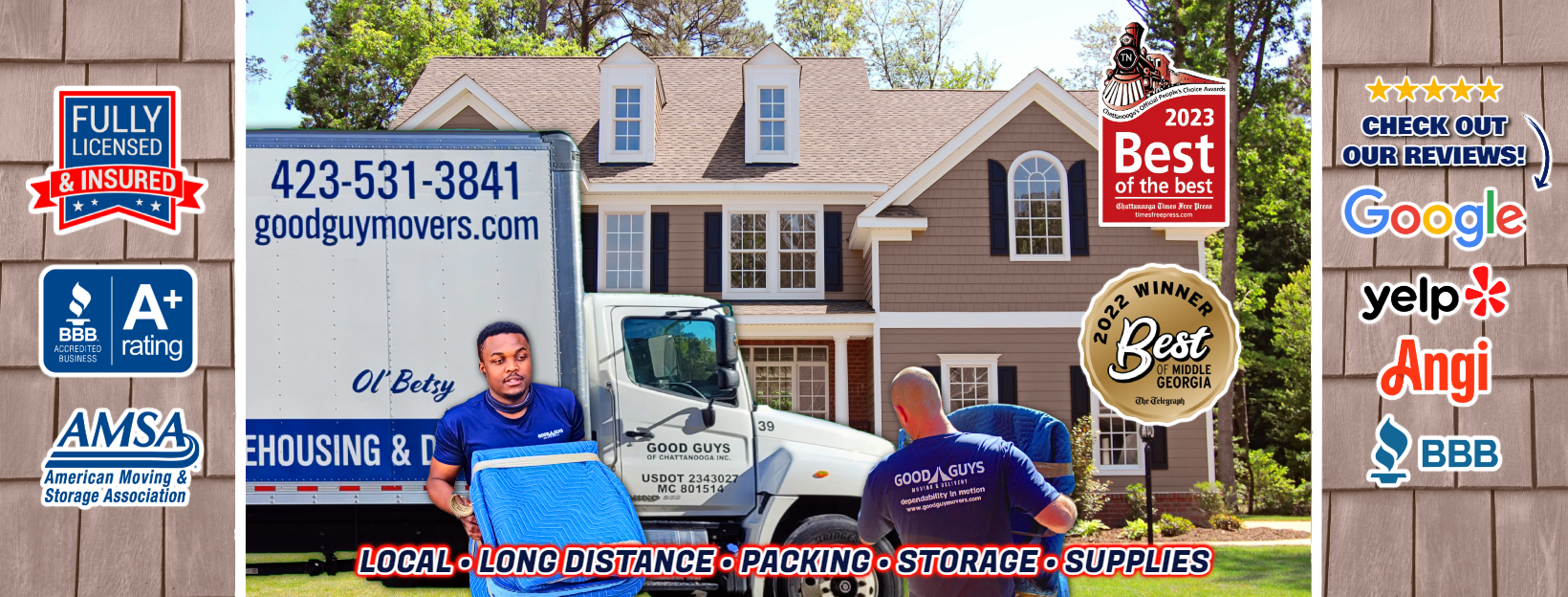 Good Guys Moving & Delivery logo