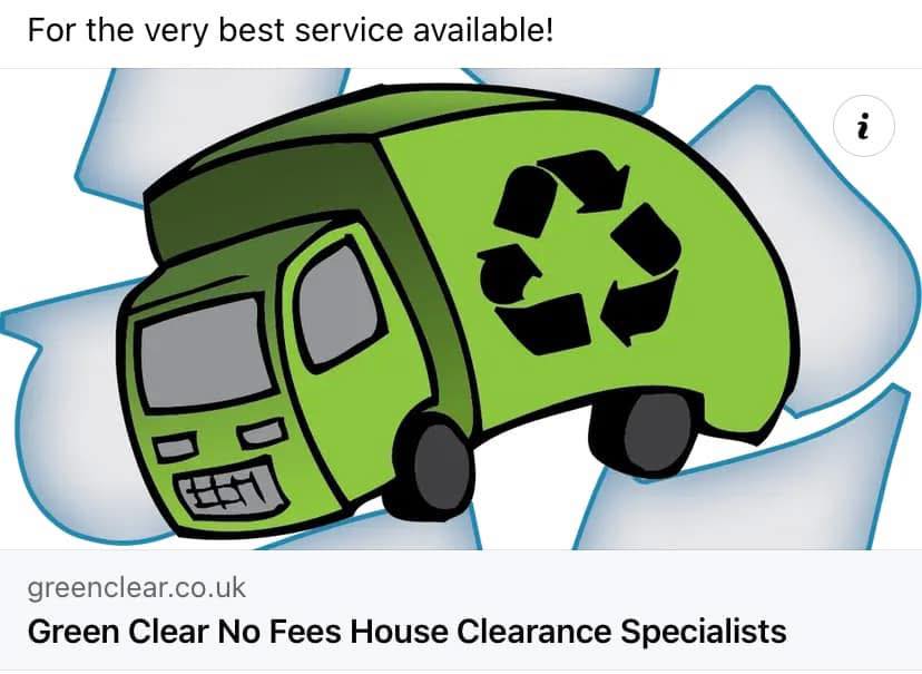 Green Clear No Fees House Clearance Service!! logo