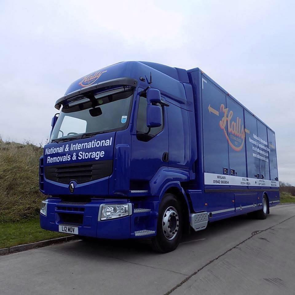 Halls Removals logo