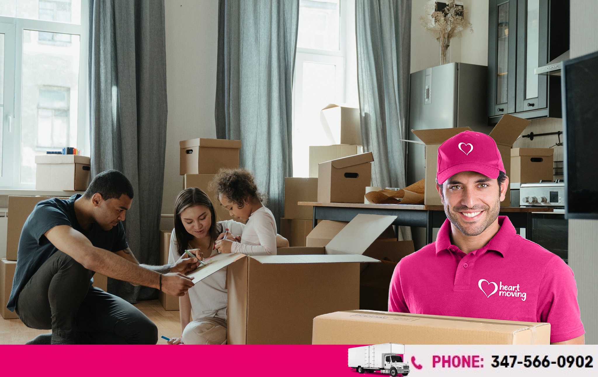 Heart Moving Manhattan NYC image 2