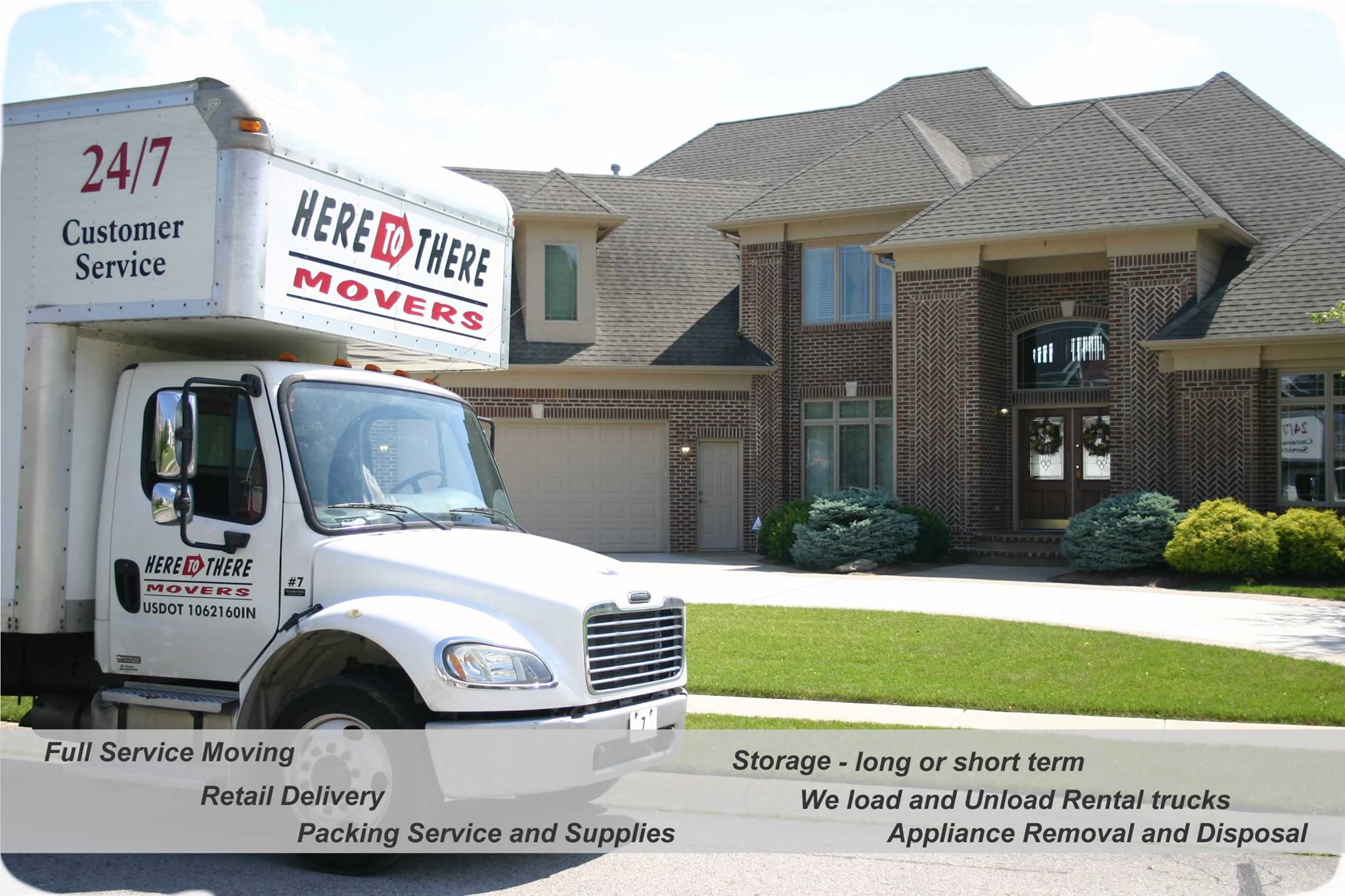 Here To There Movers logo