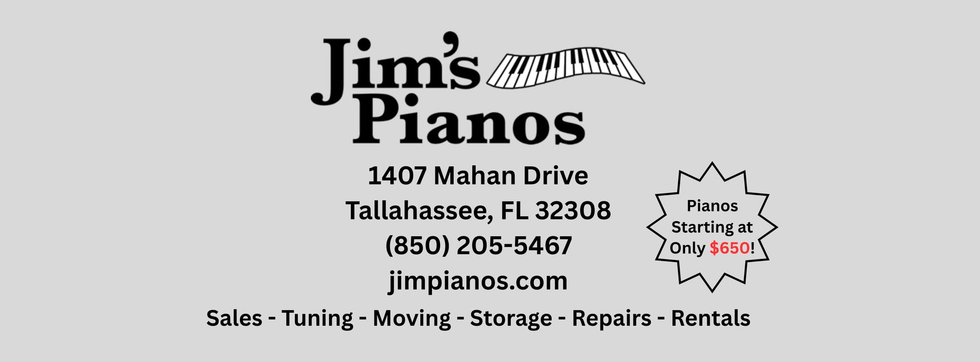 Jims Pianos logo