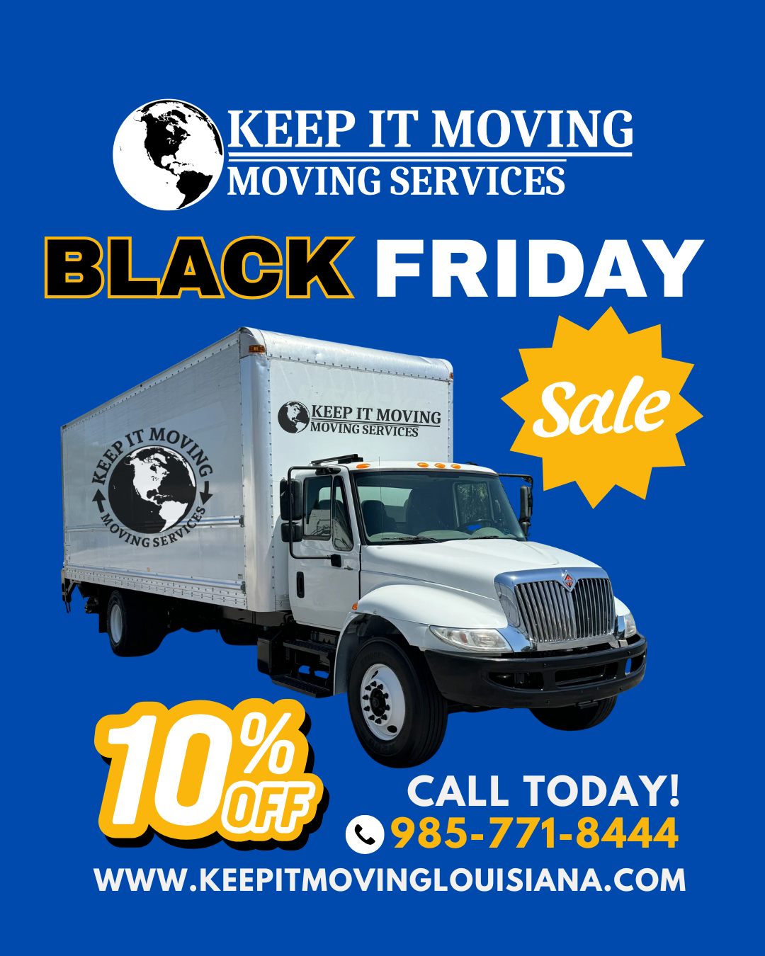 KEEP IT MOVING - New Orleans logo