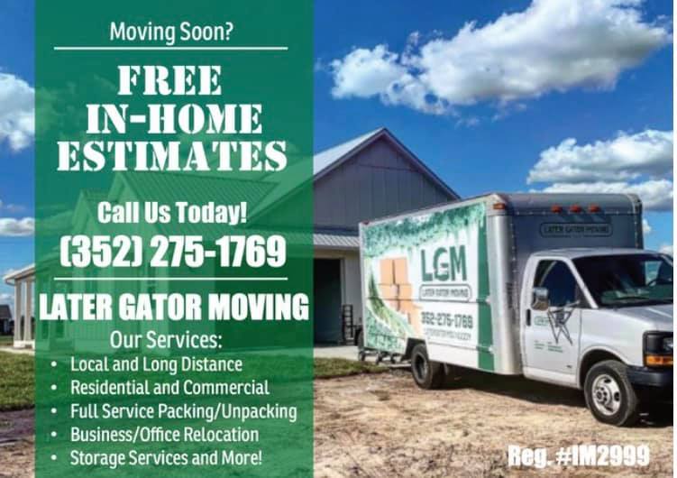 Later Gator Moving LLC logo