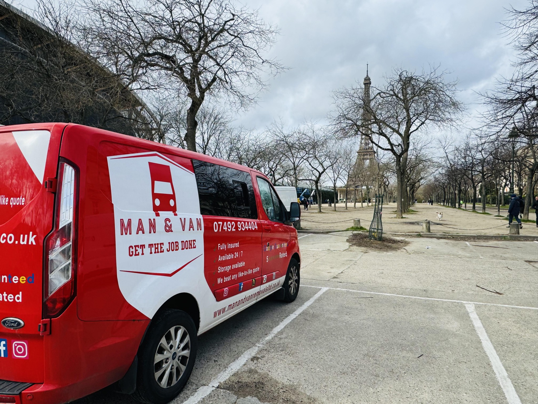 Man and Van Removals logo