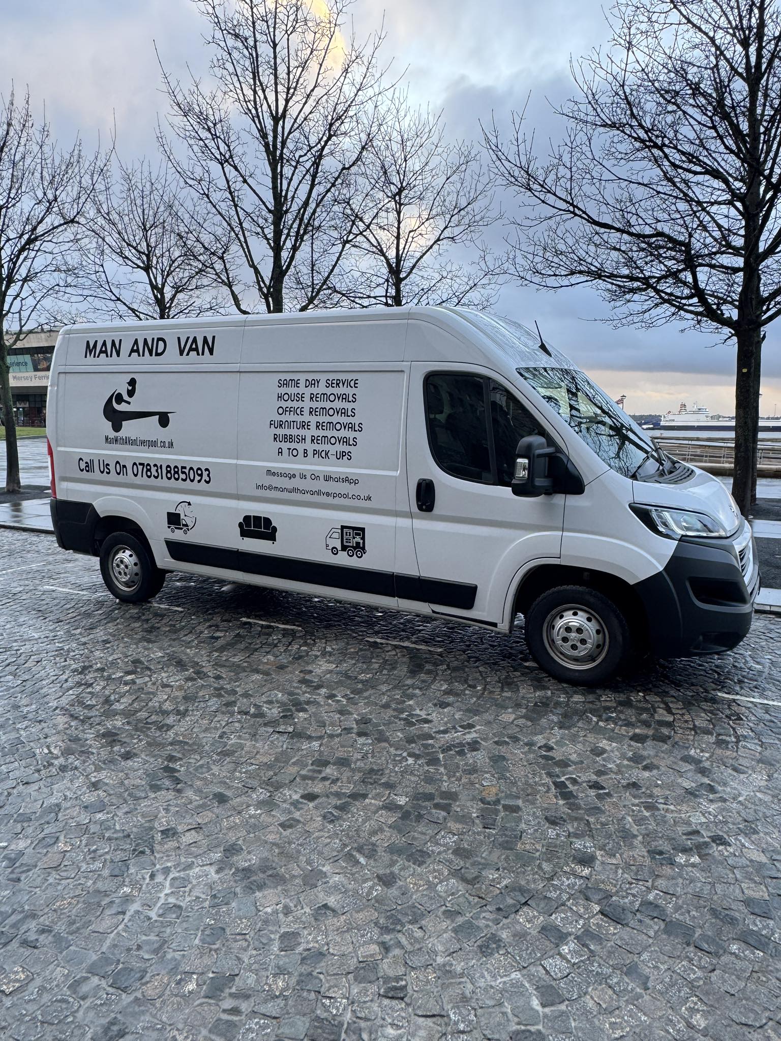 Man With A Van Liverpool logo