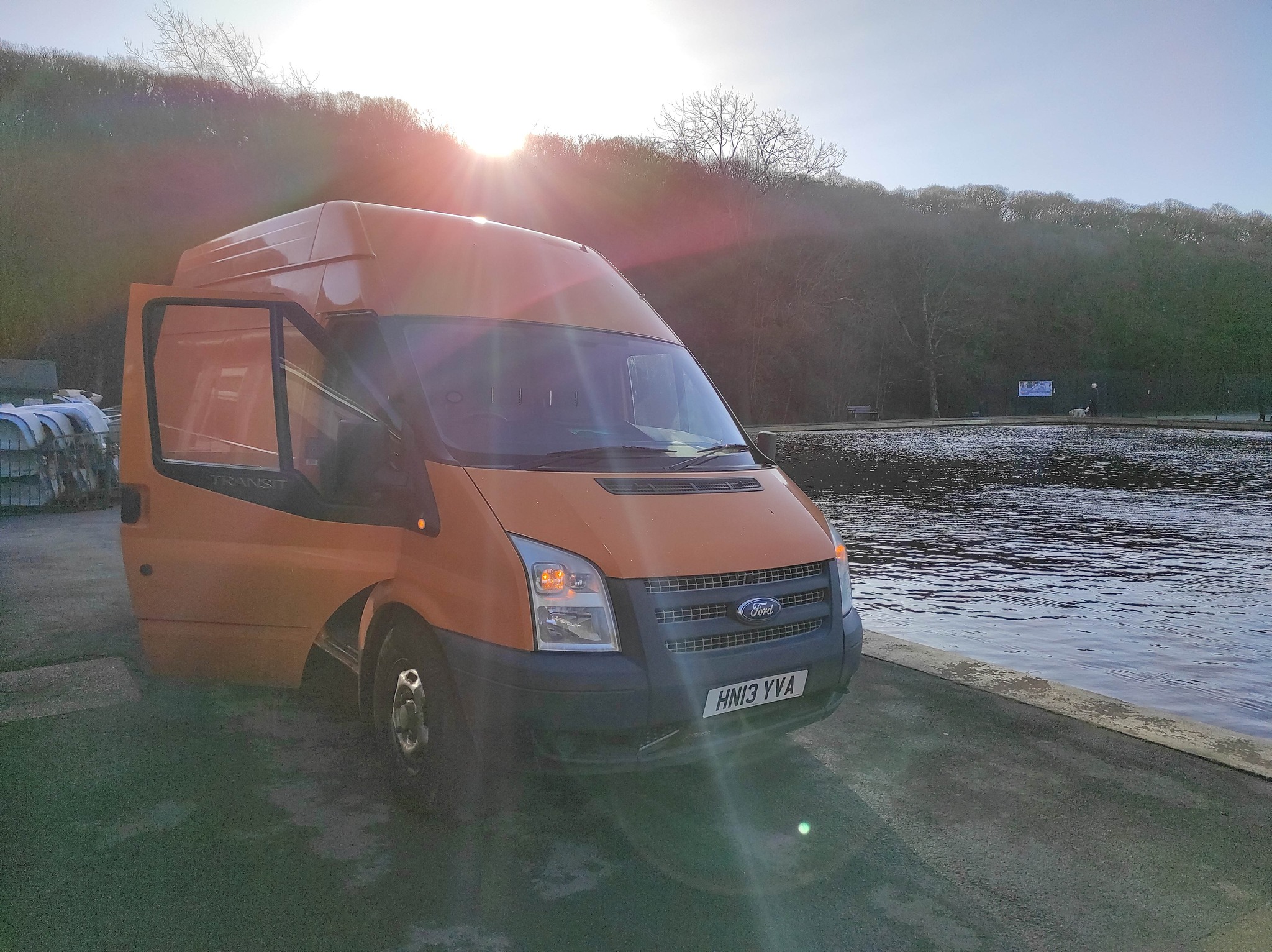 ND man with van logo