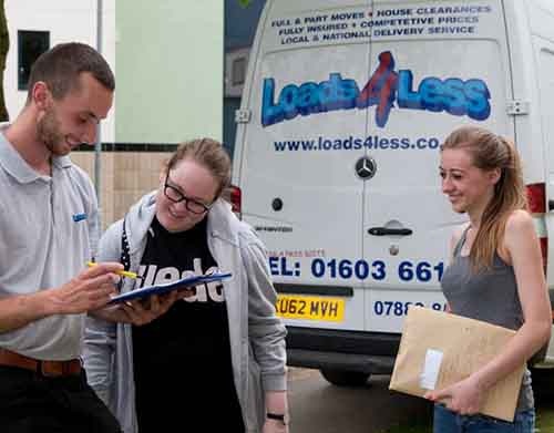 Norwich Man with a van logo