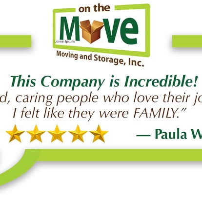 On the Move: Moving and Storage logo