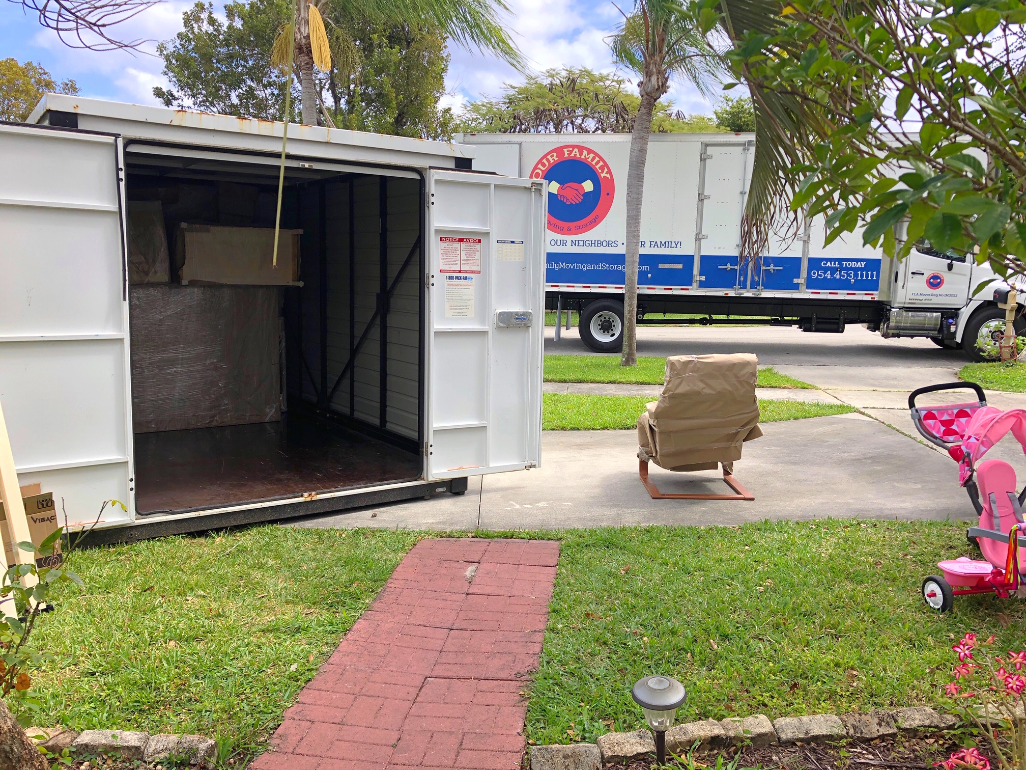 Our Family Moving and Storage LLC logo