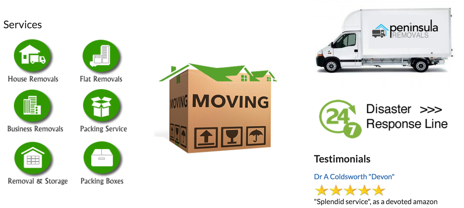 Peninsula Removals logo