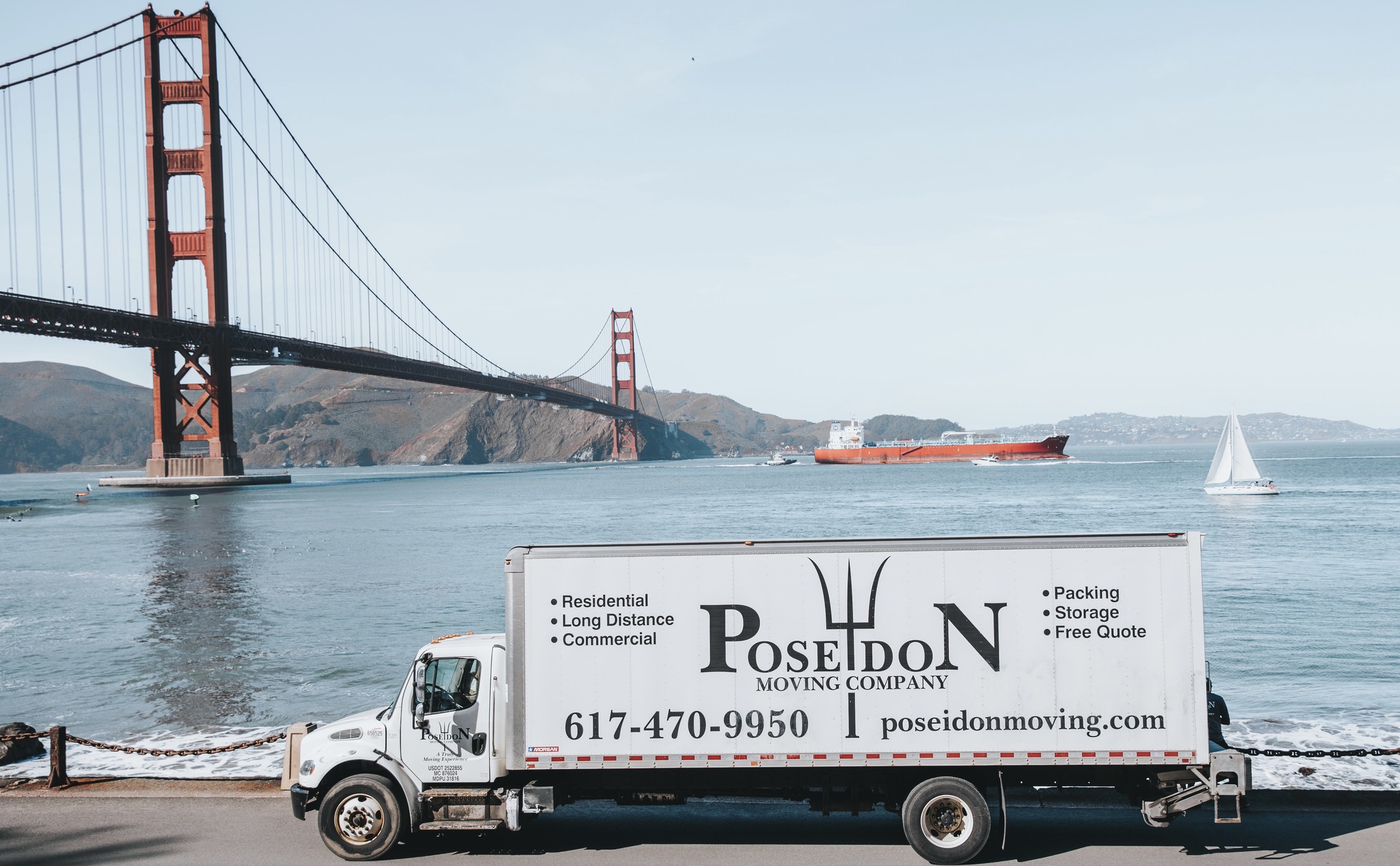 Poseidon Moving Los Angeles logo