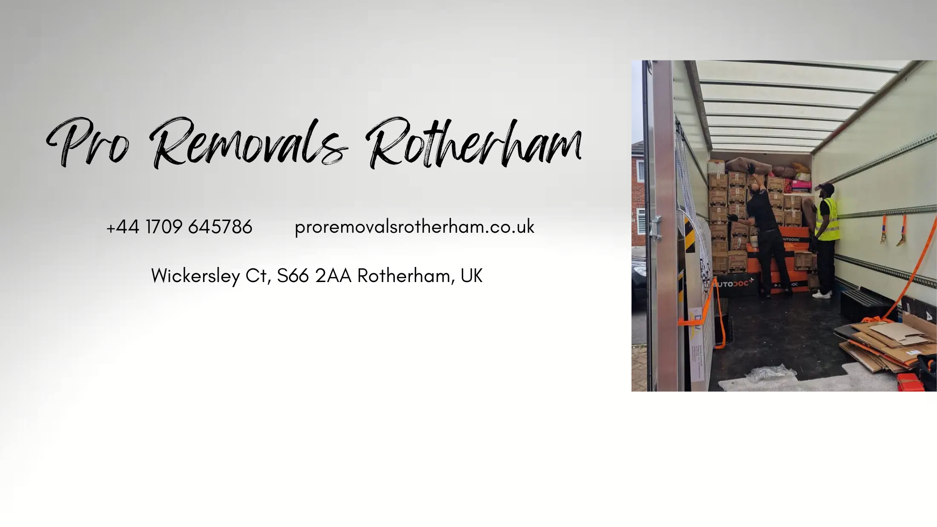 Pro Removals Rotherham logo