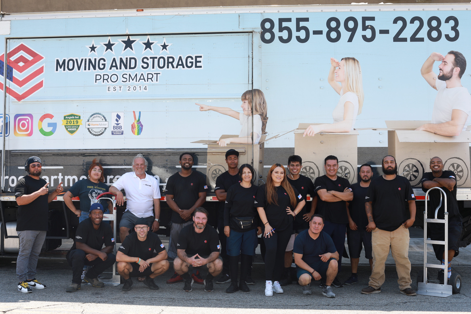 ProSmart Moving and Storage | Santa Clara logo