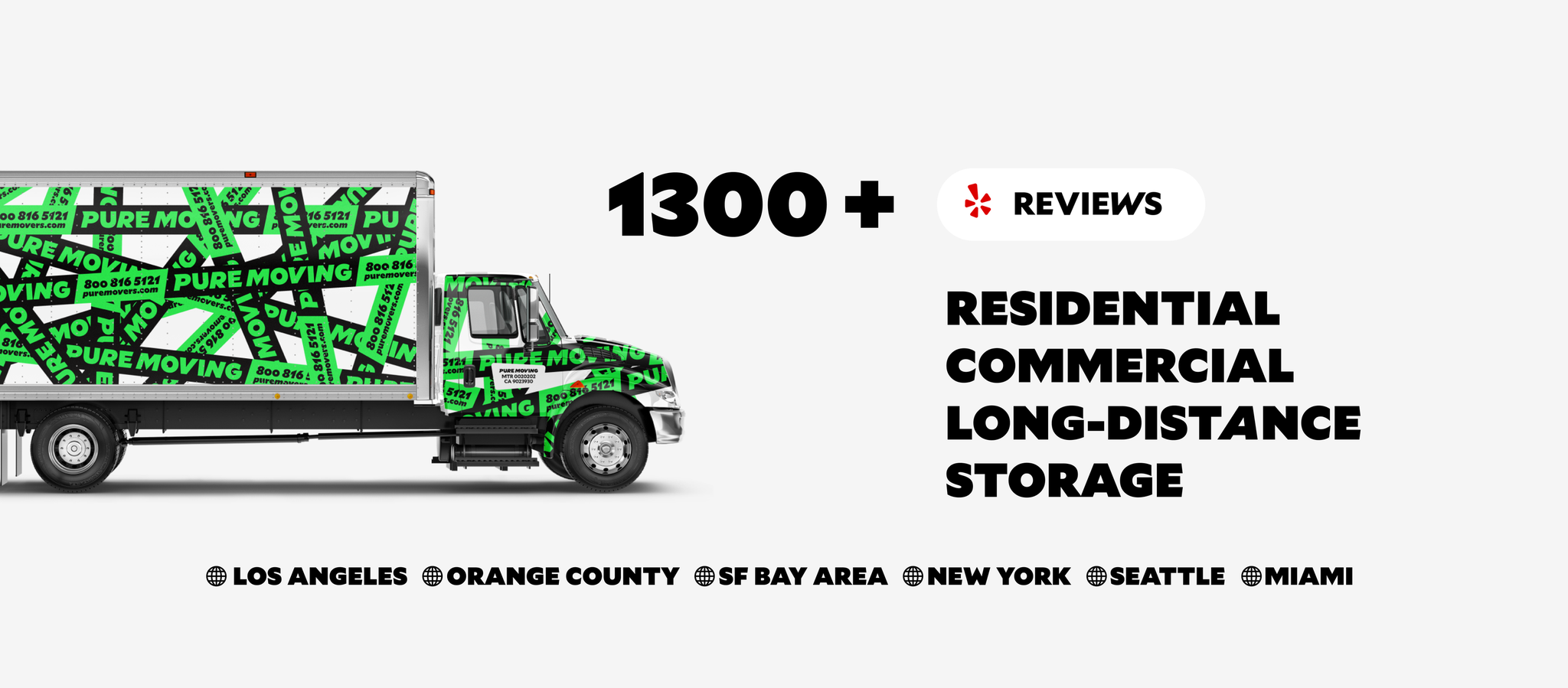 Pure Moving Company Orange County Movers Local & Long distance logo