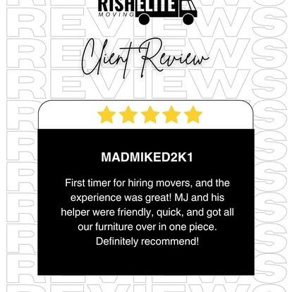 Rish Elite Moving, LLC image 1