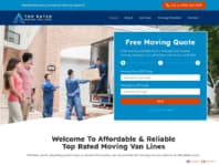 Top Rated Moving Vanlines logo