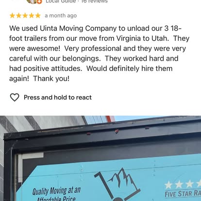 Uinta Moving Company - Orem, UT image 3