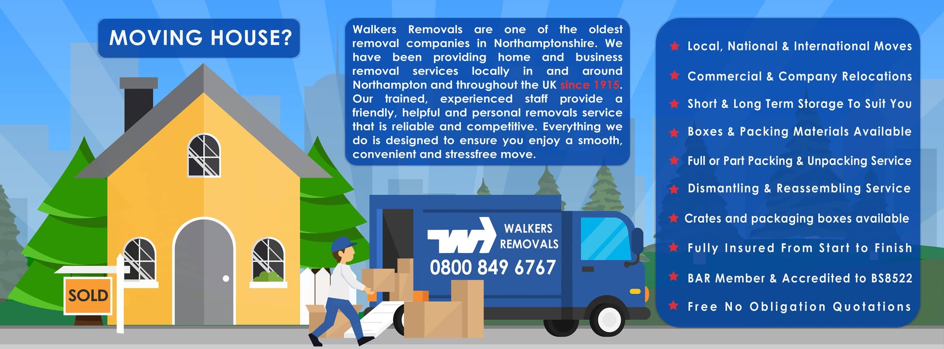 Walkers Removals logo