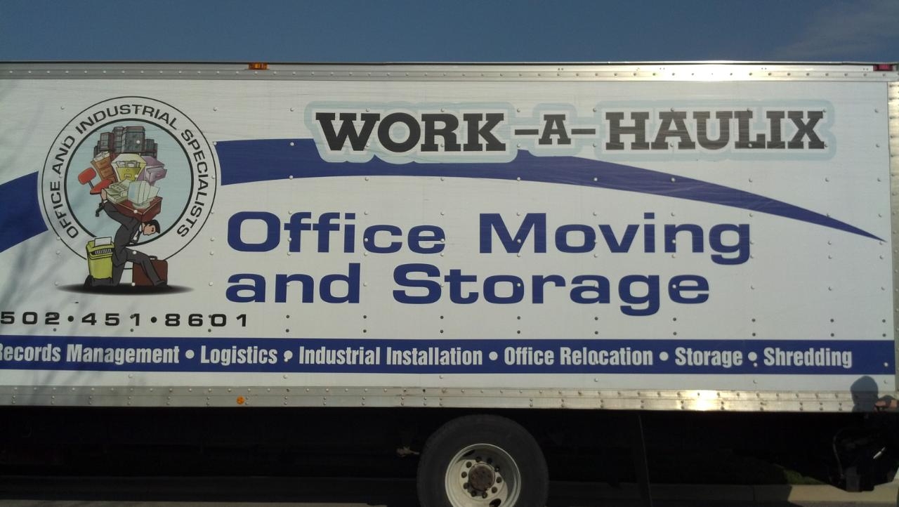 Work-A-Haulix: Office Moving and Storage logo